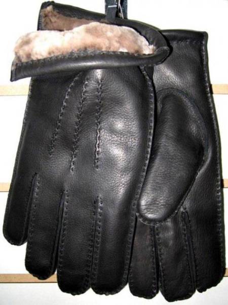 Кожаные мужские перчатки (77 фото): зимние модели из оленьей кожи на меху и тонкие коричневые демисезонные