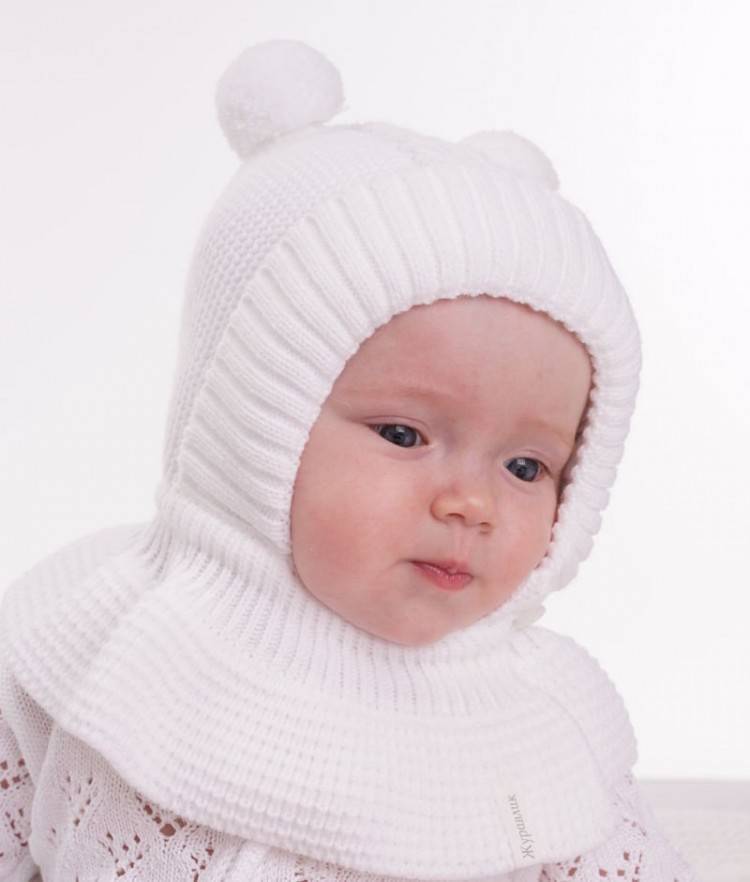 Зимние шапки для новорожденных (86 фото) — теплая вязаная шапка-шлем и с мысиком, размер, esli и шапка-зайка