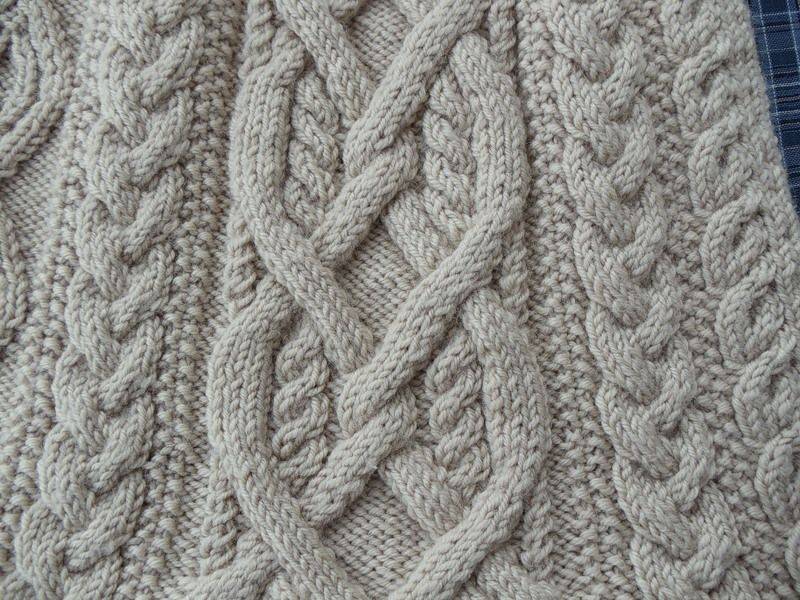 Вяжем спицами свитер с косами по схемам и подробным описаниям
