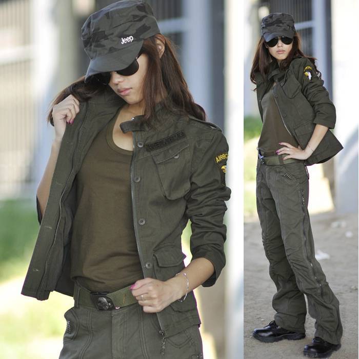 Стиль милитари в одежде – военная тайна женской привлекательности