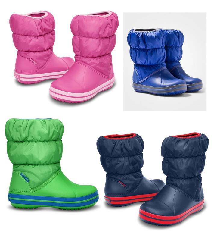 Резиновые сапоги crocs детские при какой температуре носить