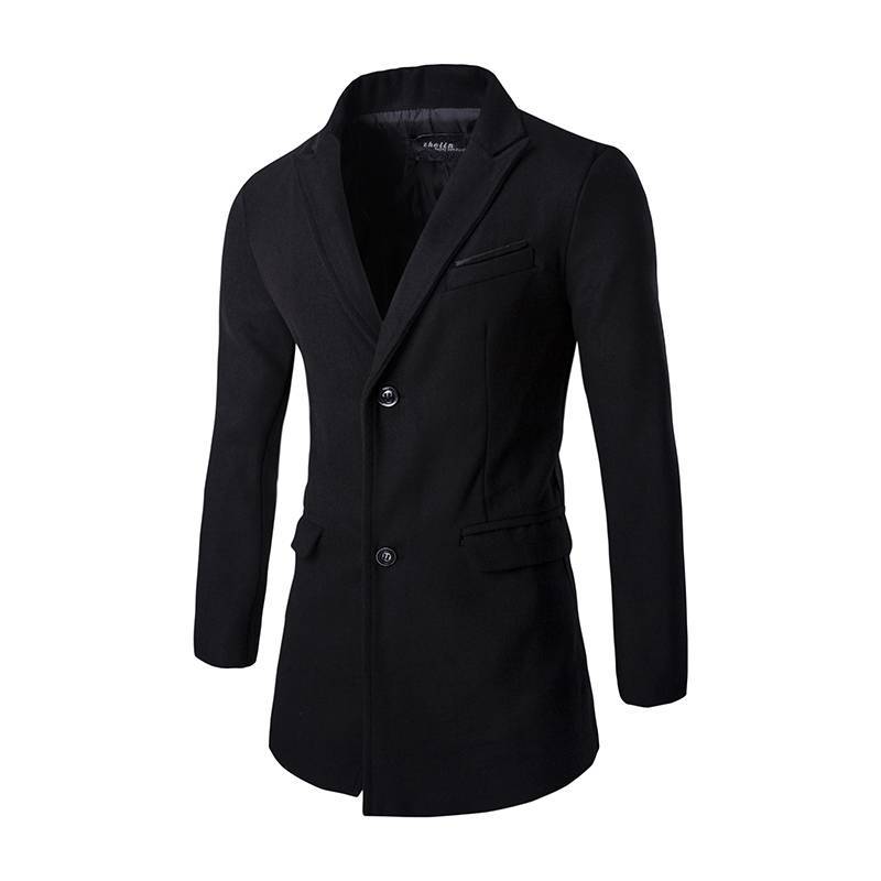Мужское черное пальто (76 фото): длинное или короткое, классическое, двубортное, с чем носить