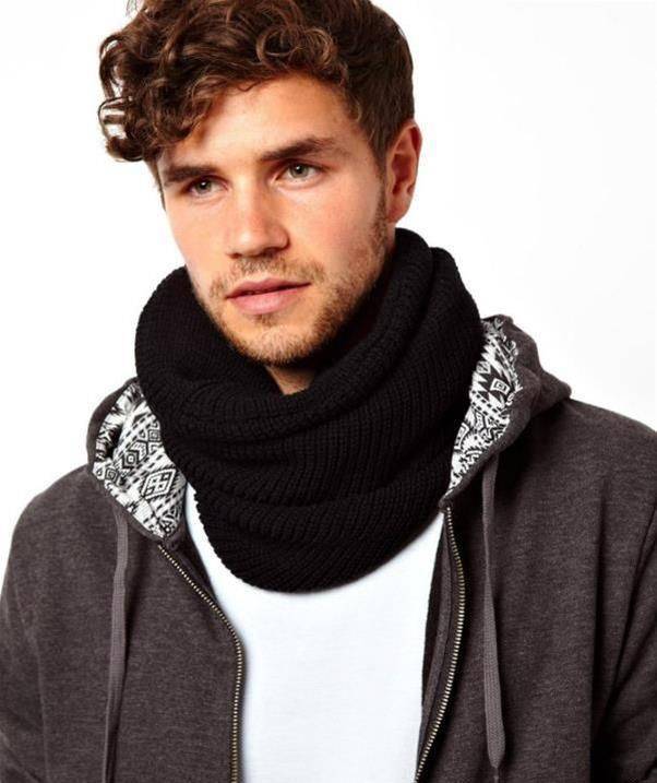 Как носить шарф хомут?