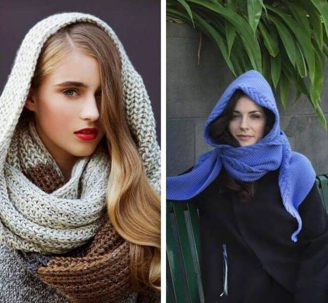 Как красиво завязать шарф на шее и голове разными способами
