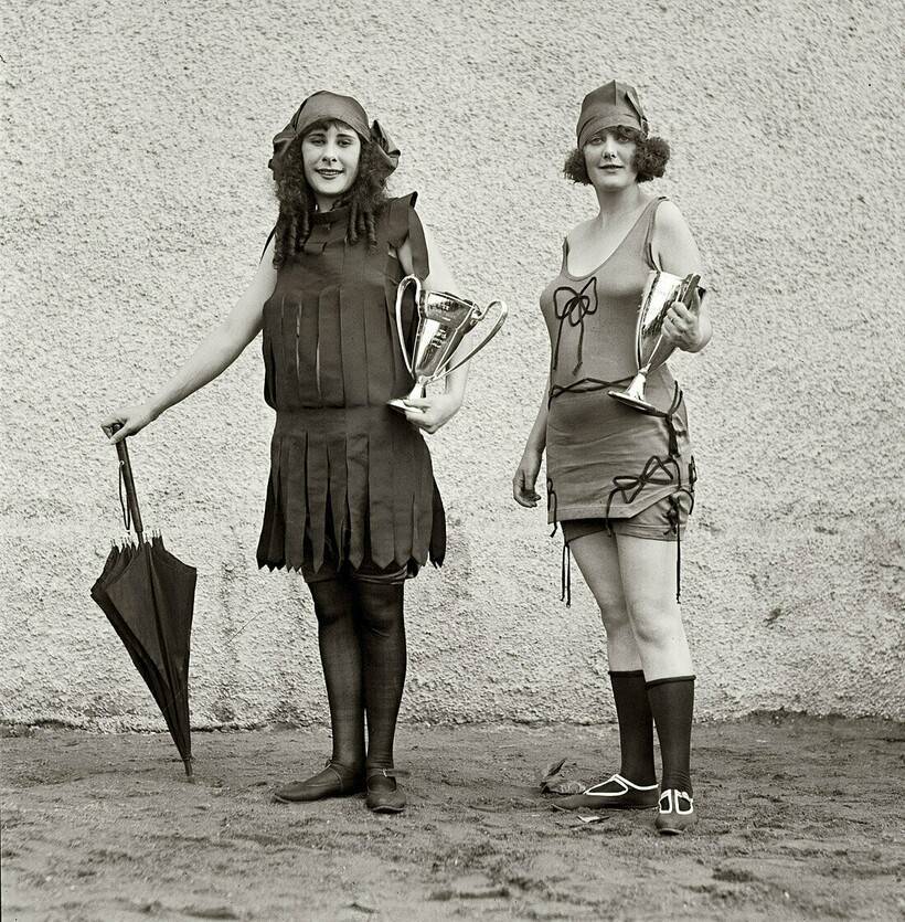 Стиль винтаж в женской одежде 1900 — 1920 годов, винтажные фото