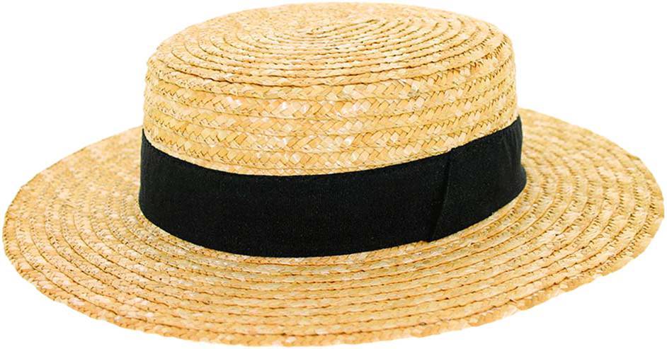 Соломенные шляпы — модели канотье из соломы, мужская модель из соломки