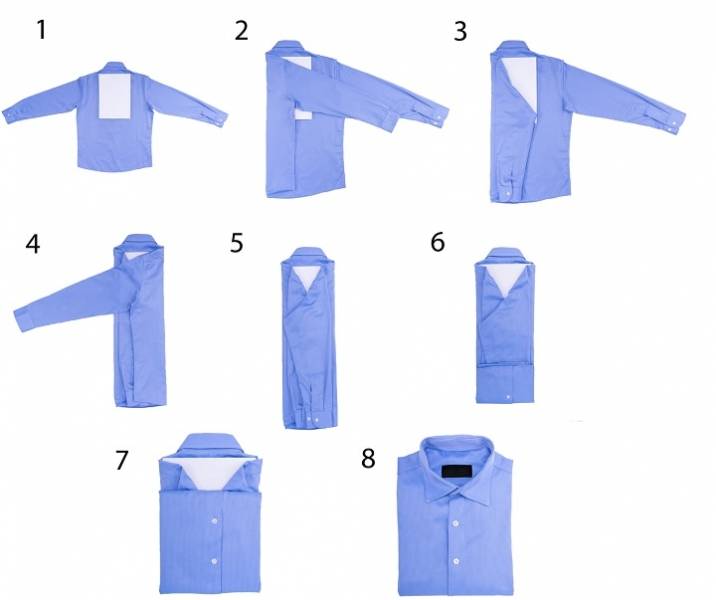 Как сложить рубашку: эффективные способы