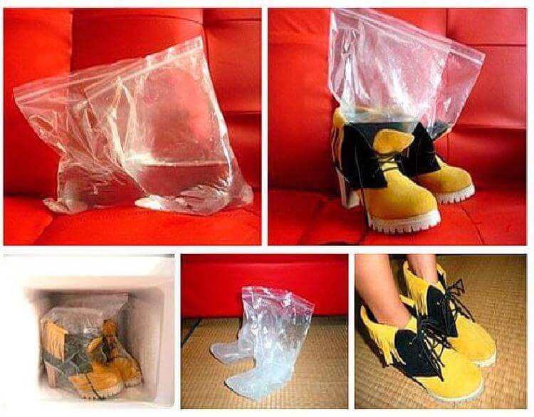 Как разносить тесную обувь в домашних условиях