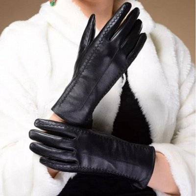 Модные женские кожаные перчатки