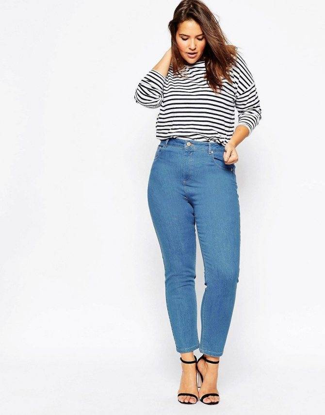 Как подобрать джинсы для полных по фигуре?