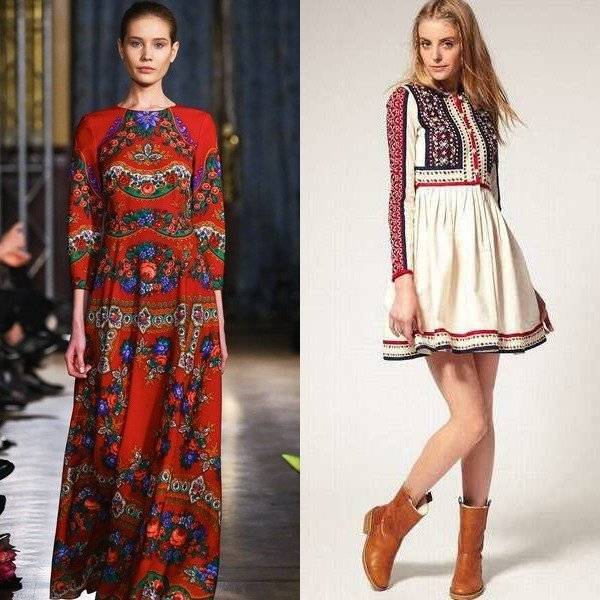 Одежда в русском стиле: как выбрать и с чем сочетать современный народный стиль для женщин