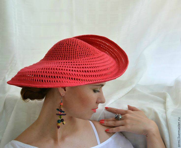 Женские шляпки крючком — 11 моделей со схемой и описанием