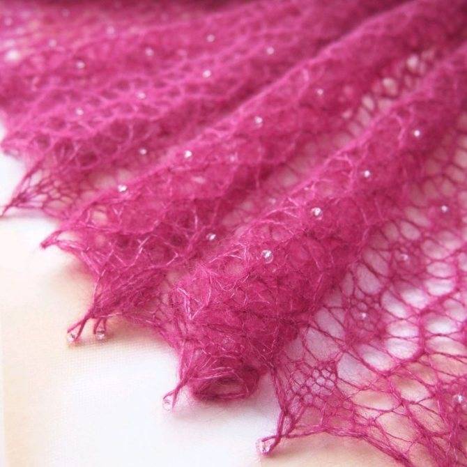 Как можно связать шарф или снуд из мохера спицами: особенности, советы и описание схемы
