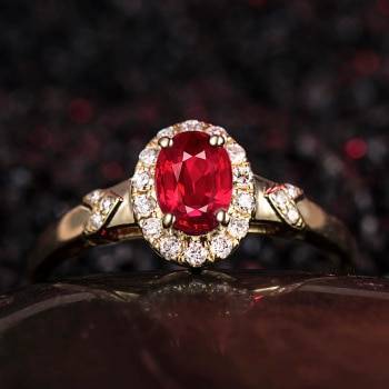 Золотое кольцо с рубином: как выбрать, как правильно носить