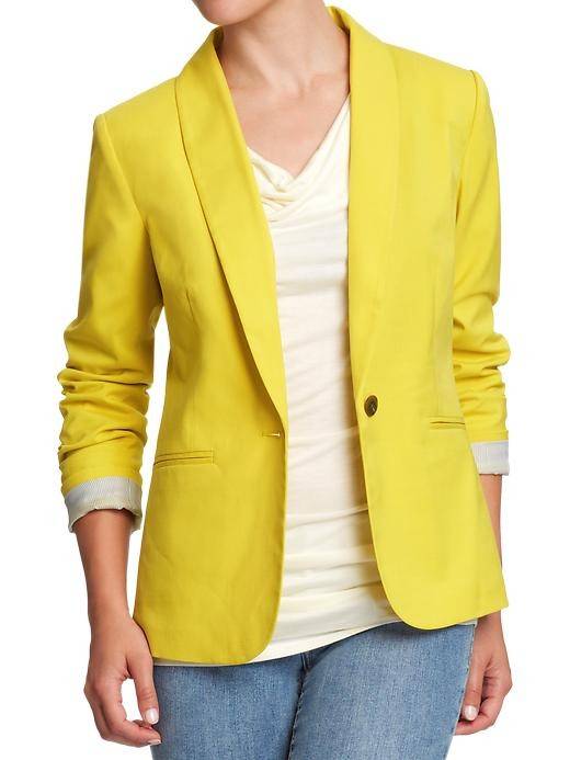 Желтый пиджак: 40 фото, с чем носить и как выбрать
