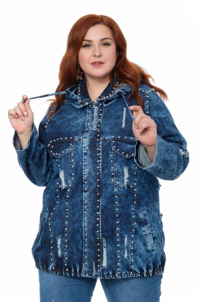 Лучшие женские джинсовые куртки больших размеров | модные новинки сезона