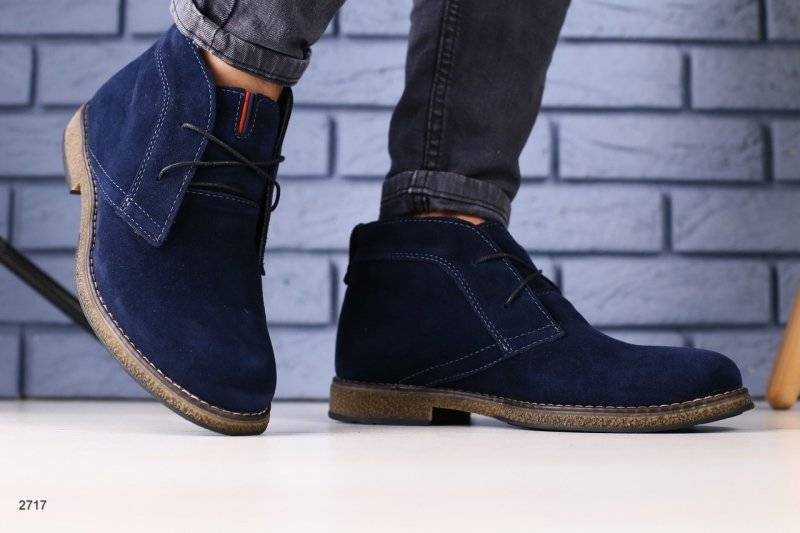 Синие ботинки: женские и мужские зимние ботинки синего и темно-синего цвета под брюки и джинсы, m kids, италия