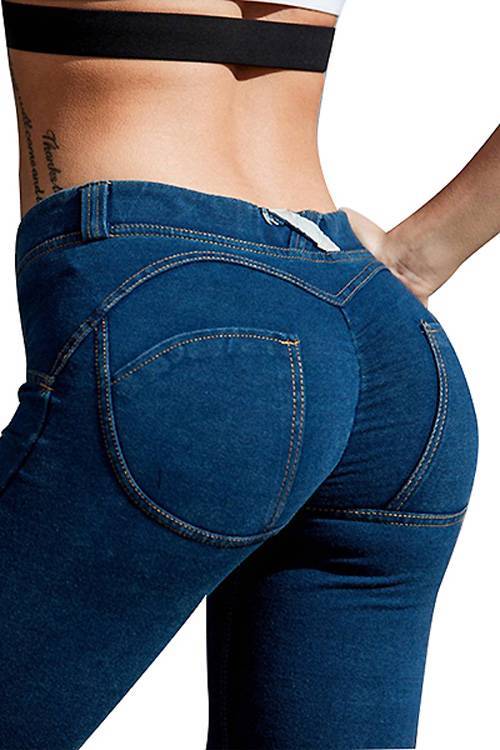 Модные модели джинсов с пуш ап и правила как их выбрать