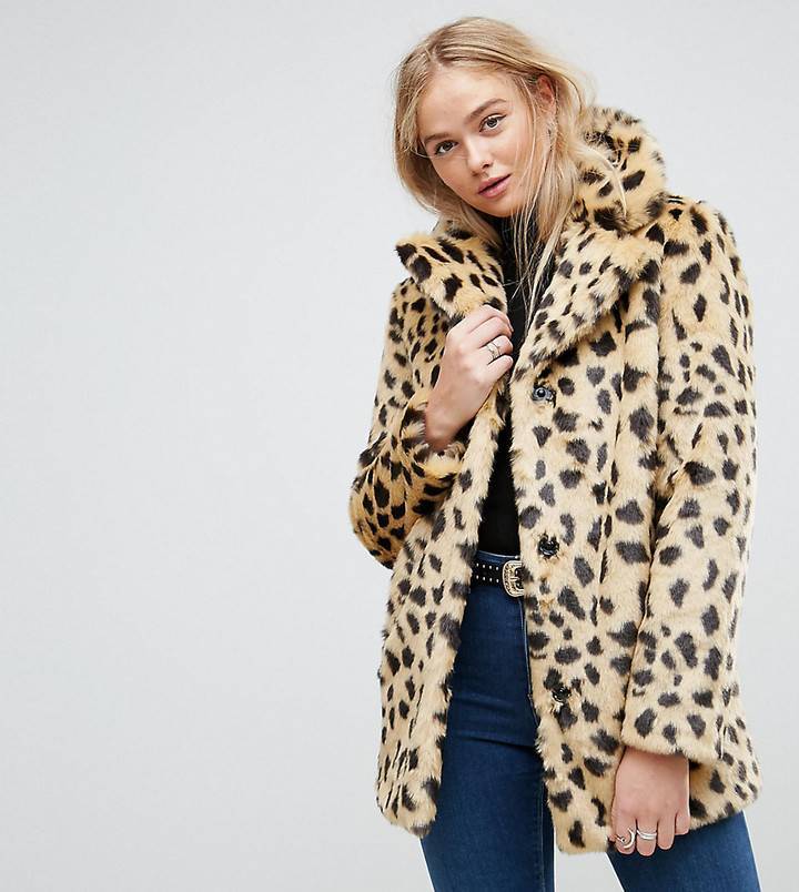 Леопардовая шуба — наряд для смелых модниц