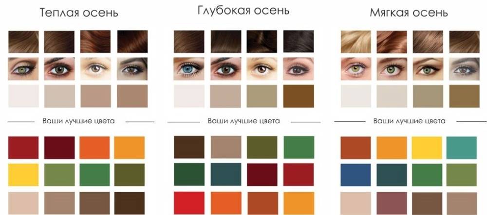 Цветотип глубокая (тёмная) осень: цвет волос, палитра, макияж, гардероб  - корпорация имиджа