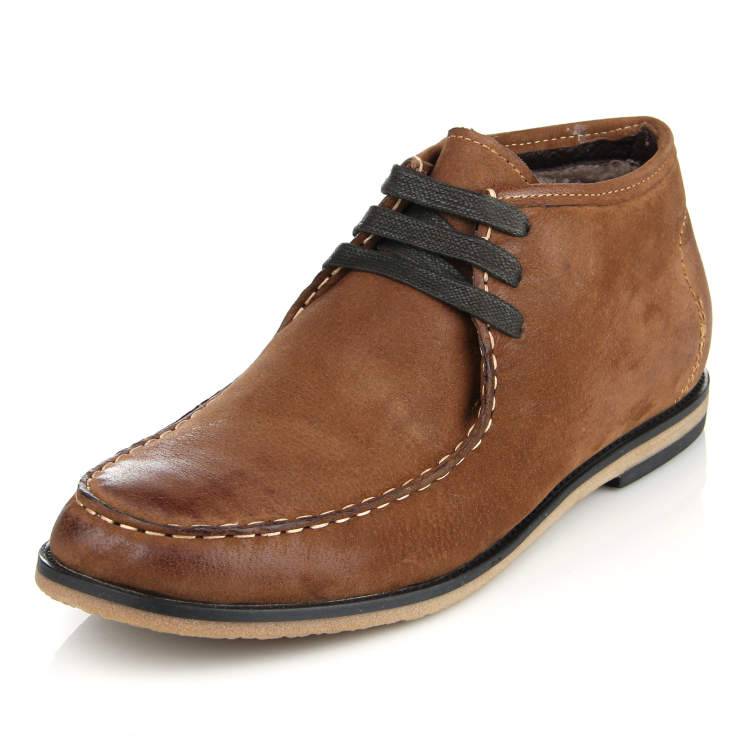 С чем носить мужские ботинки коричневого цвета