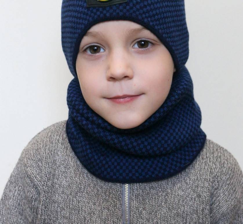 Комплект из шапочки и снуда для мальчика подростка - вязание - страна мам