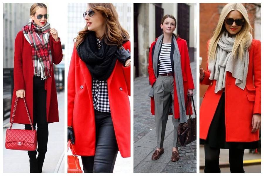 Как подобрать шарф к пальто разного цвета?
