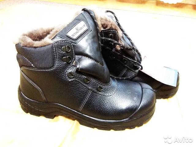 Зимние кожаные мужские ботинки: с мехом, классические, непромокаемые, на овчине и на липучках, mida и неогард