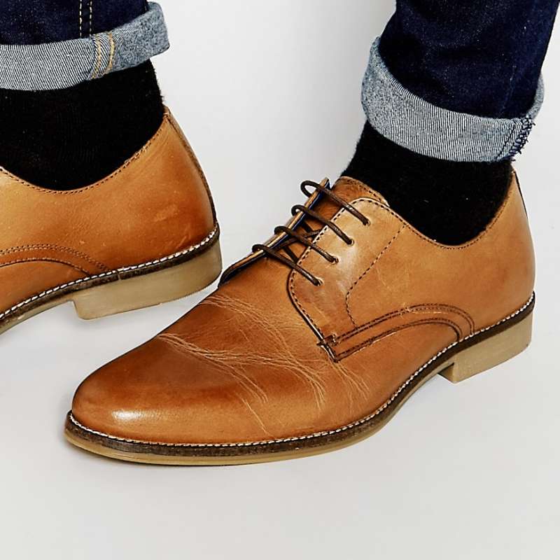 Мужские коричневые ботинки