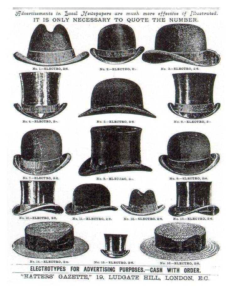 24 вида шляп на все случаи жизни
