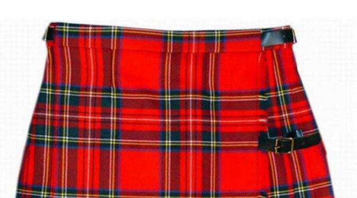 Шотландская юбка в гардеробе модниц
