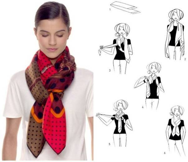 Как завязать шарф на шее: стильные образы и решения