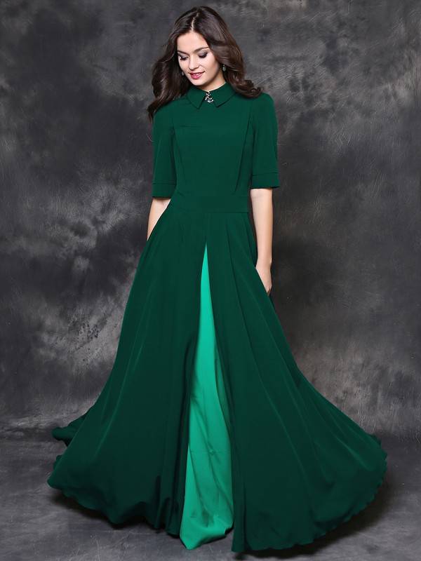 Зеленое платье: изящные фасоны, невероятный крой и обворожительные образы на фото