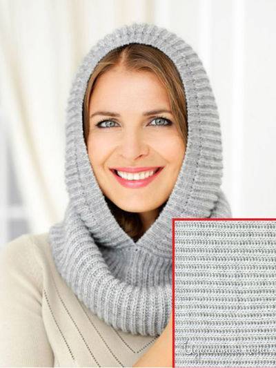 Снуд стильный модный функциональный шарф подходит для женщин всех возрастов