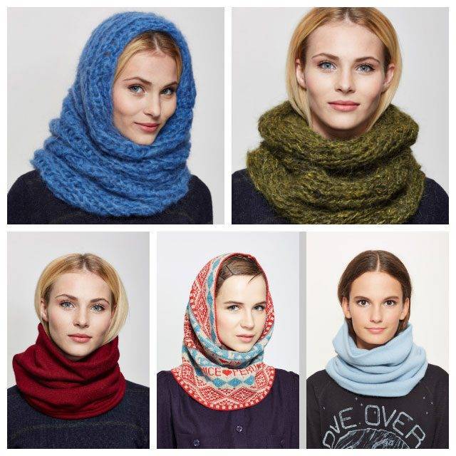 Как красиво завязать шарф на голове или шее?