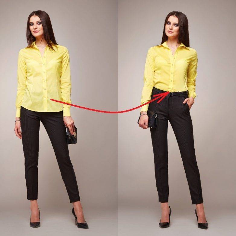 Как модно заправлять рубашку женскую в брюки, джинсы: оригинальные способы
как стильно заправить рубашку и футболку — modnayadama