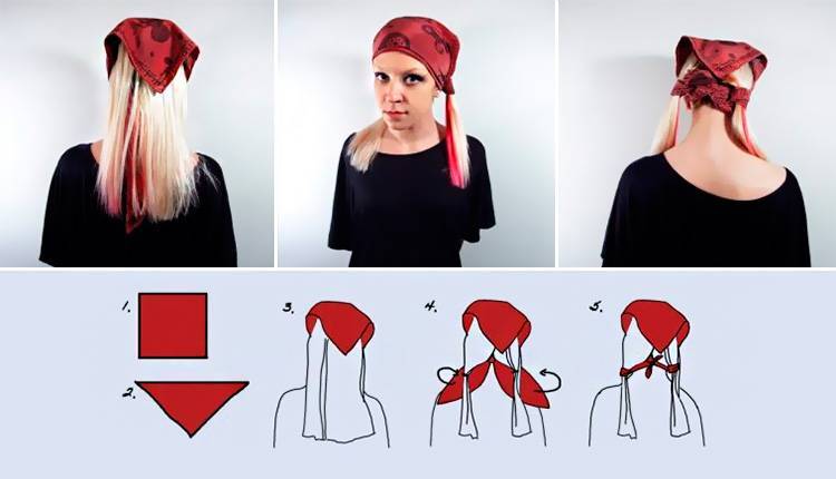 Как завязать платок на голове летом: лучшие способы для пляжа и города