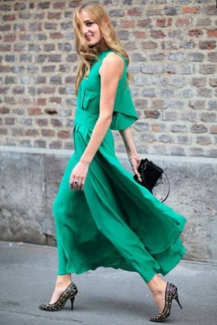 Женские туфли зеленого цвета или с чем носить зеленые туфли