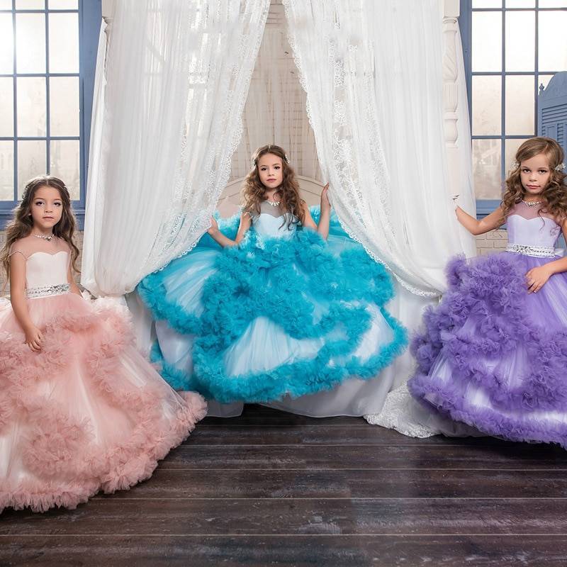 Пышные платья для девочек – подарите вашему ребенку праздник