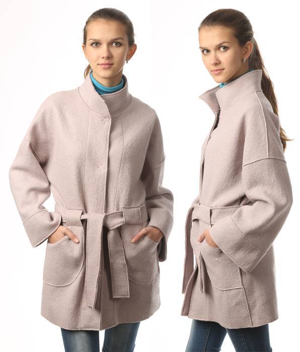Пальто из вареной шерсти (55 фото): без подкладки, отзывы, как стирать пальто из вареной шерсти, когда носить