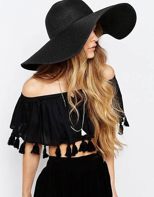 Широкополая шляпа — черная с широкими полями, с чем носить, женская с большими прямыми полями, как называется