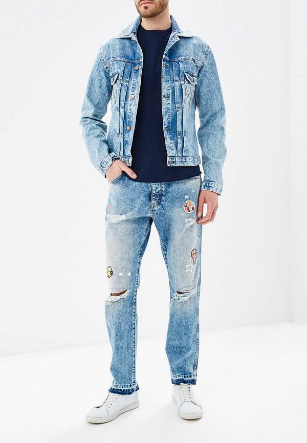 11 мужских нарядов с джинсовой курткой 2022 • intrends