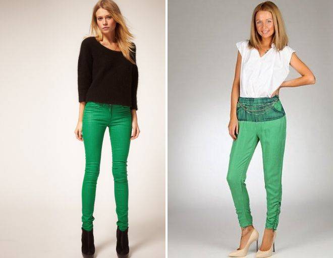 С чем носить зеленые брюки: темно-зеленые, вельветовые брюки с чем сочетать; советы и рекомендации