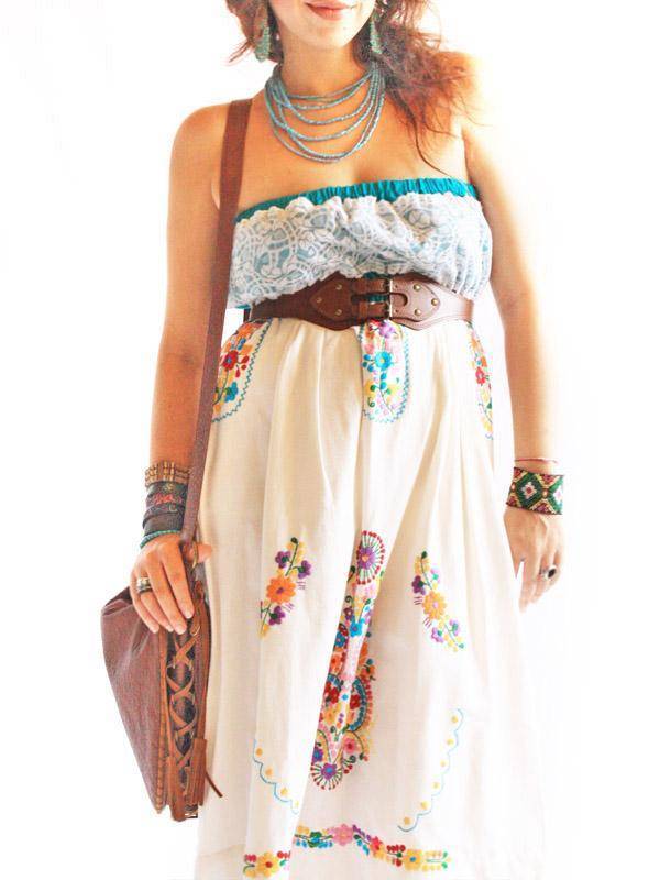 Этнический стиль в женской одежде, фото