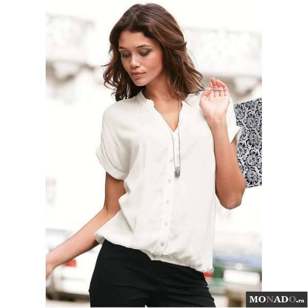 Летние блузки для женщин: фото коротких и длинных моделей с рукавами и без