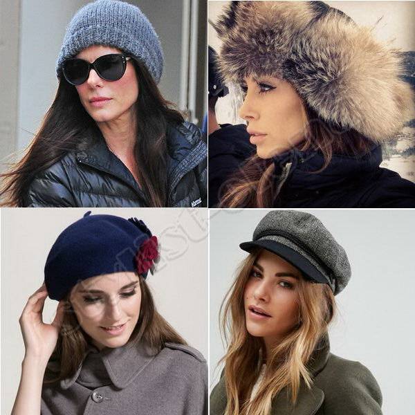 Как выбрать шапку на зиму под форму лица и цвет волос