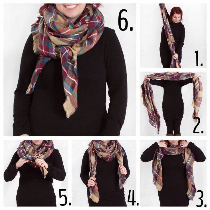 Как красиво завязать шарф на шее — 12 оригинальных способов