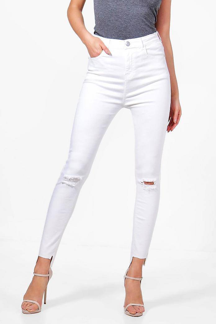 С чем носить белые джинсы, брюки - 190 фото, 2021 - шкатулка красоты