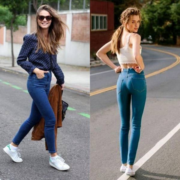 С чем носить джинсы с высокой талией? | модные новинки сезона