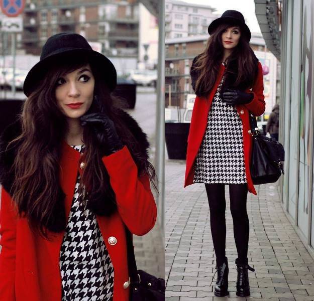 Красное пальто: с чем носить, фото стильных луков, как сочетать
модные образы с красным пальто — modnayadama
